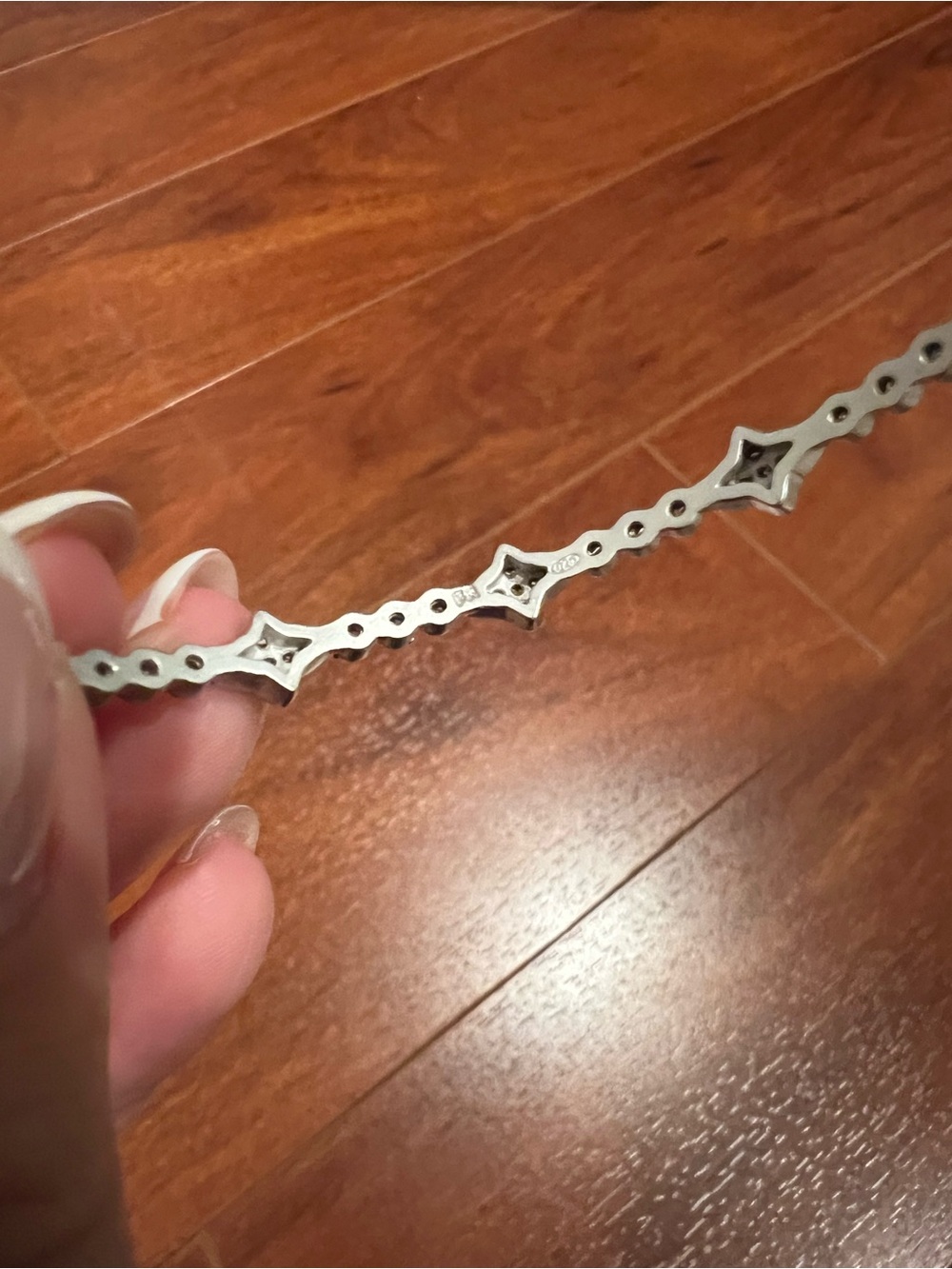 Freida Rothman Silver Star-Link Bracelet - Silver - Picture 2 of 7